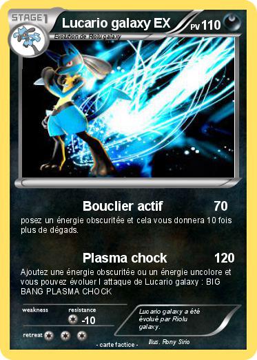 Pokemon Lucario galaxy EX