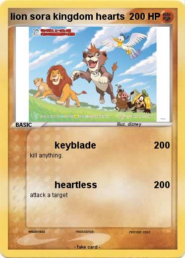 Pokemon lion sora kingdom hearts