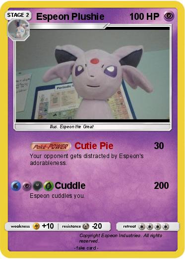 Pokemon Espeon Plushie