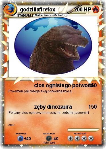 Pokemon godzillafirefox