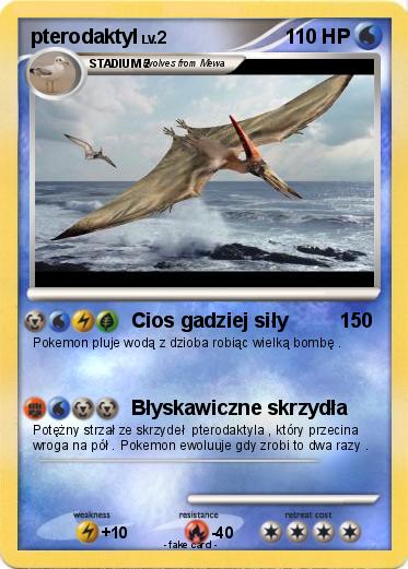 Pokemon pterodaktyl