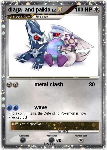 Pokemon diaga  and palkia