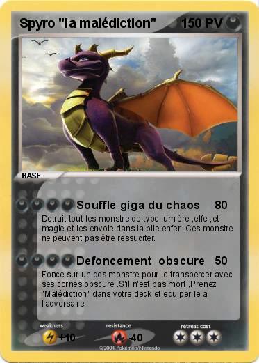 Pokemon Spyro "la malédiction"