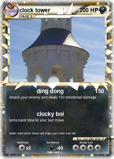 Pokemon clock tower