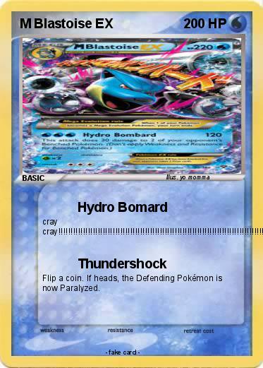 Pokemon M Blastoise EX