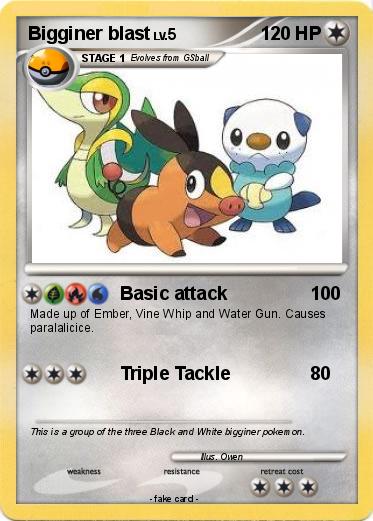 Pokemon Bigginer blast