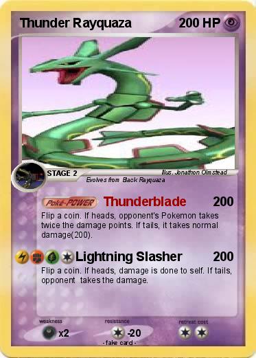 Pokemon Thunder Rayquaza