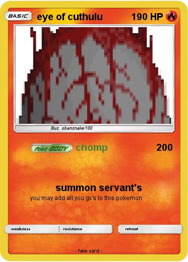 Pokemon eye of cuthulu