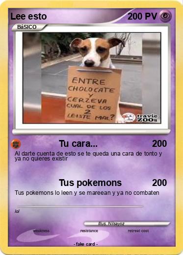 Pokemon Lee esto
