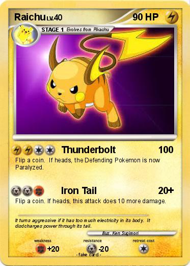 Pokemon Raichu