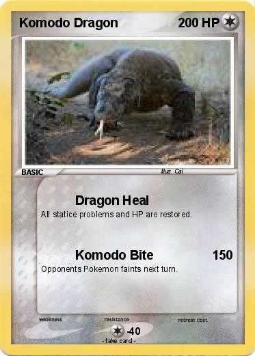 Pokemon Komodo Dragon
