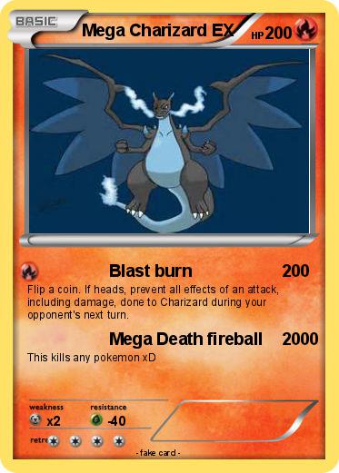 Pokemon Mega Charizard EX