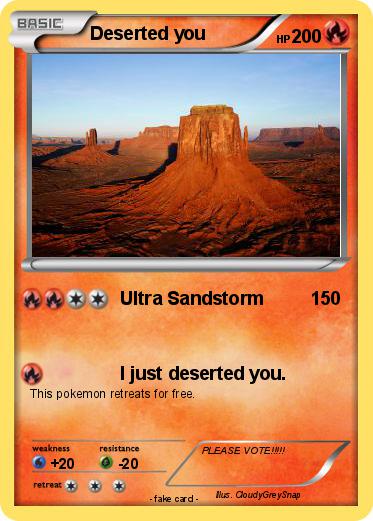 Pokemon Deserted you