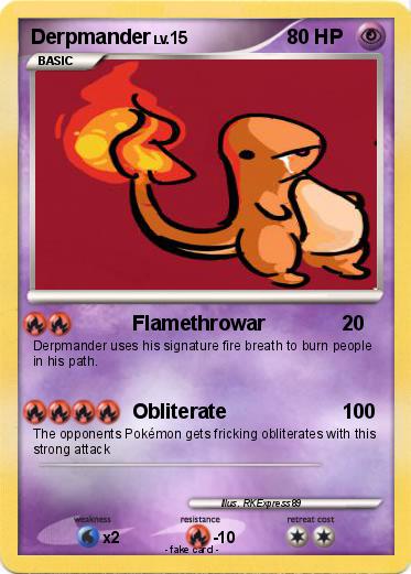 Pokemon Derpmander