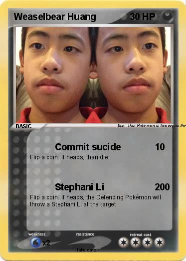 Pokemon Weaselbear Huang