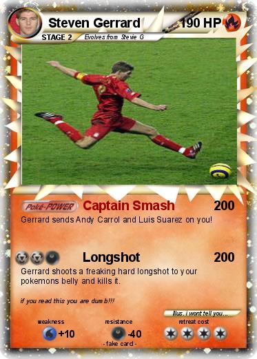 Pokemon Steven Gerrard