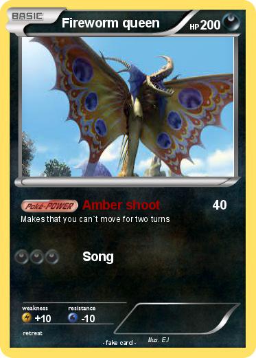 Pokemon Fireworm queen