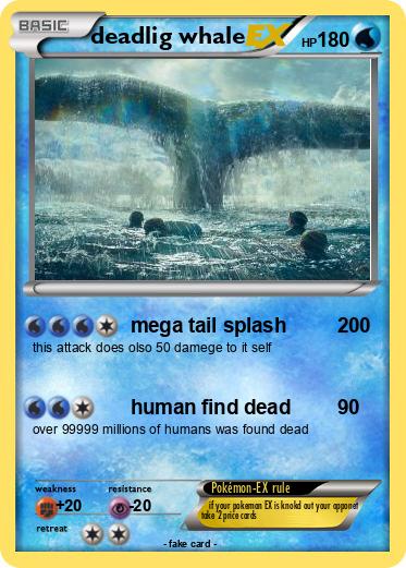 Pokemon deadlig whale