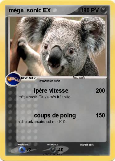 Pokemon méga  sonic EX