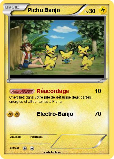 Pokemon Pichu Banjo