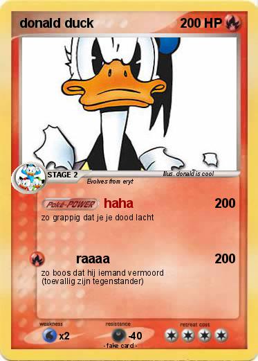 Pokemon donald duck