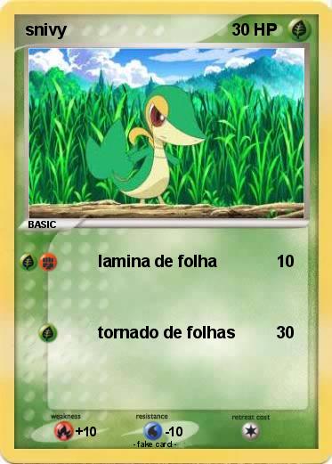 Pokemon snivy
