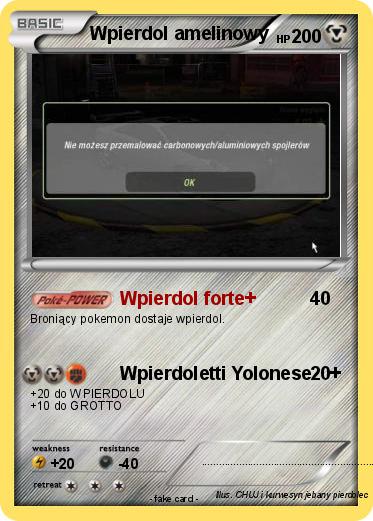 Pokemon Wpierdol amelinowy