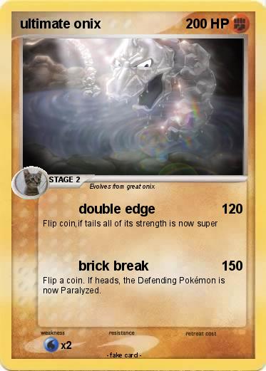 Pokemon ultimate onix