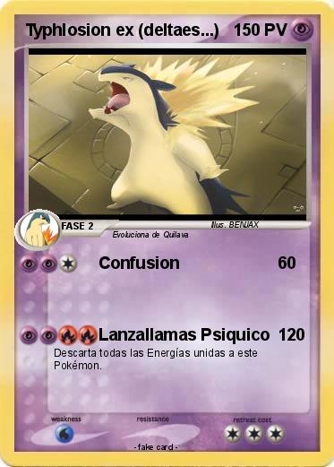 Pokemon Typhlosion ex (deltaes...)