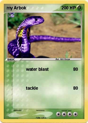 Pokemon my Arbok
