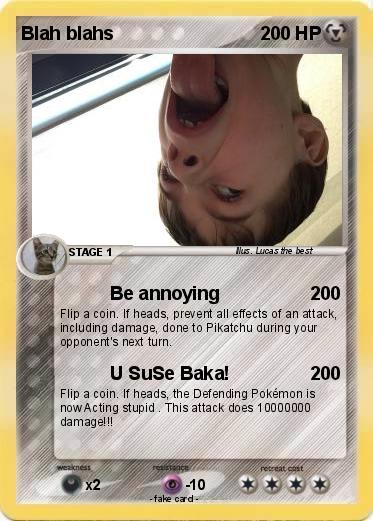 Pokemon Blah blahs