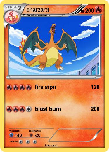 Pokemon charzard