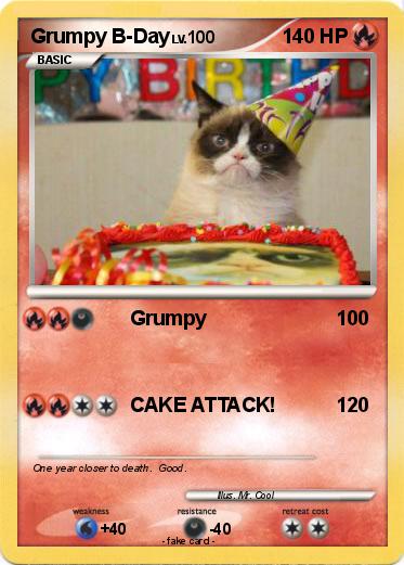 Pokemon Grumpy B-Day