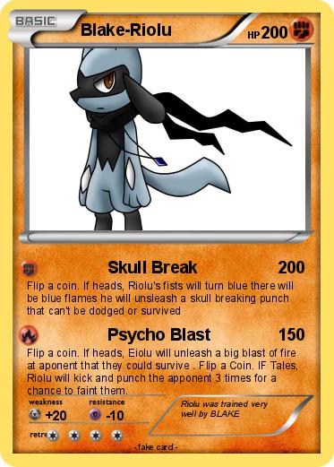 Pokemon Blake-Riolu