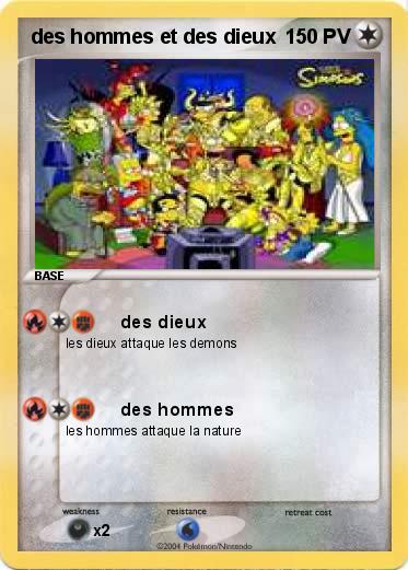 Pokemon des hommes et des dieux