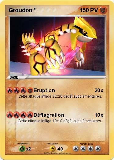 Pokemon Groudon *