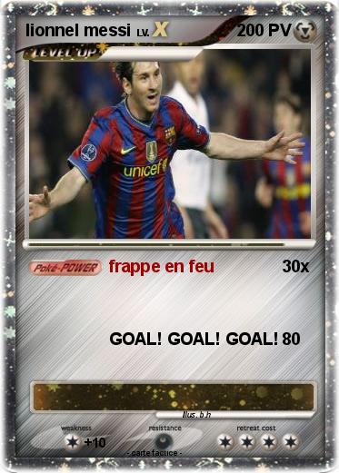 Pokemon lionnel messi