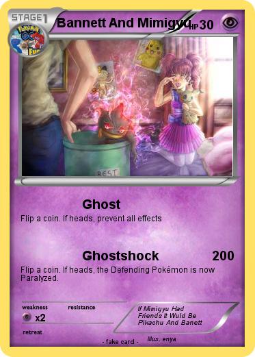 Pokemon Bannett And Mimigyu