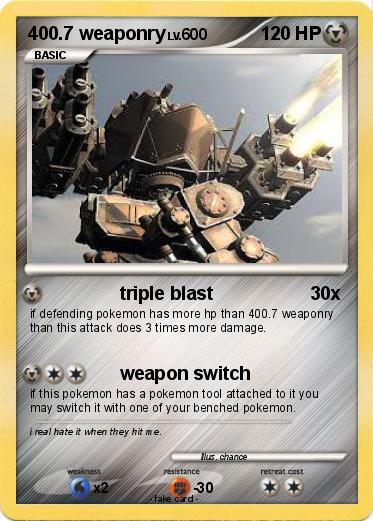 Pokemon 400.7 weaponry