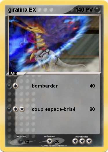 Pokemon giratina EX
