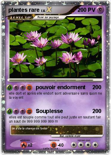 Pokemon plantes rare