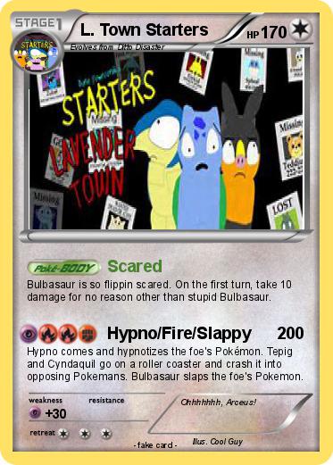Pokemon L. Town Starters