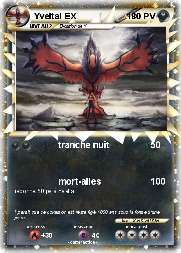 Pokemon Yveltal EX