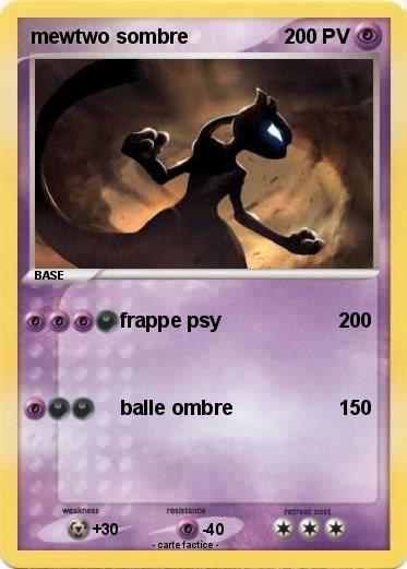 Pokemon mewtwo sombre