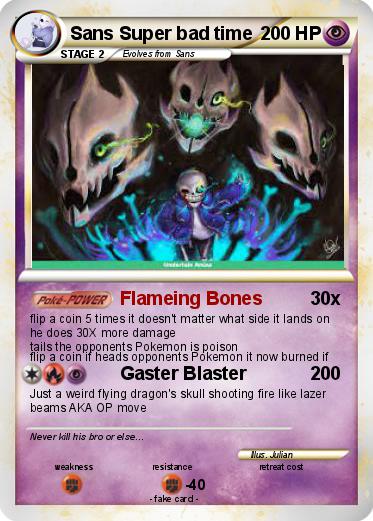 Pokemon Sans Super bad time