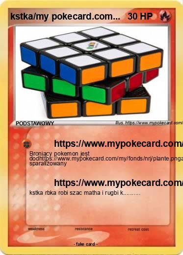 Pokemon kstka/my pokecard.com...