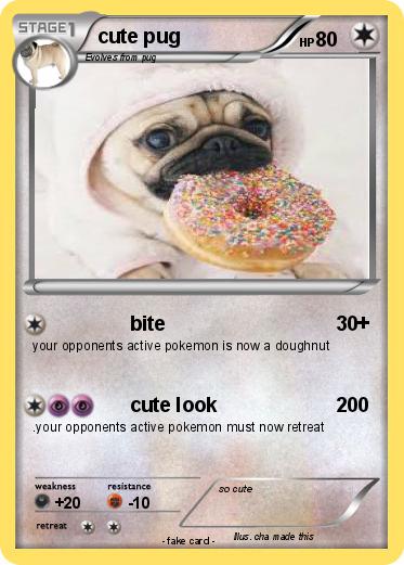 Pokemon cute pug