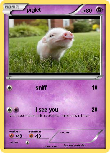Pokemon piglet
