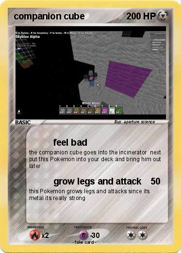 Pokemon companion cube