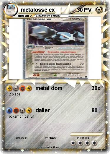 Pokemon metalosse ex
